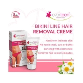 everteen Bikini Line Hair Remover Creme - Natural for Women - 1 Pack (100g)