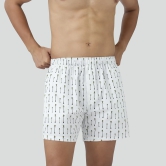 Remix Cotton Boxers Streetlight White S