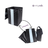 PrettyKrafts Set of 2 PVC Laundry Bag - Black