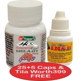 Dr.Thapar's Himalayan Original Shilajit & oil Cap (Pack Of 2)