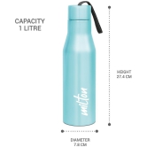 Milton - SUPER 1000,SKY BLUE Sky Blue Water Bottle 1000 mL ( Set of 1 ) - Sky Blue