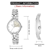 CHARLIEKEEN Silver Stainless Steel Analog Womens Watch