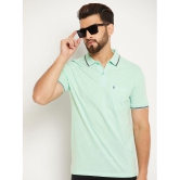 UNIBERRY - Mint Green Cotton Blend Regular Fit Mens Polo T Shirt ( Pack of 1 ) - None