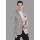 DKGF Fashion - Beige Polyester Regular Fit Men's Blazer ( Pack of 1 ) - None