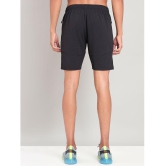 Technosport Black Polyester Mens Gym Shorts ( Pack of 1 ) - None