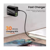 Life Like 65W Fast Charging With 3 Usb And 2 Type C Ports Charger - Black