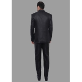 DKGF Fashion - Black Polyester Regular Fit Mens 2 Piece Suit ( Pack of 1 ) - None