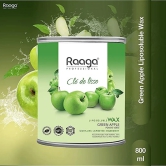 Raaga Professional Liposoluble Wax, Green Apple, 800ml