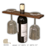 Wine & Glass Holder Set of 2