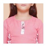 Arshia Fashions Pink Rayon Girls Patiala Kurta Set ( Pack of 1 ) - None