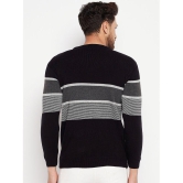 Lycos - Black Acrylic Men's Pullover Sweater ( Pack of 1 ) - None