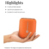 Portronics Sound Drum 1:10W TWS Portable Bluetooth Speaker ,Orange (POR 1400) - Orange