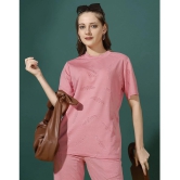 Selvia Pink Dyed Palazzo Top Set - None