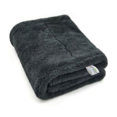 SOFTSPUN - Grey 1200 GSM Microfiber Cloth For Automobile ( Pack of 1 )