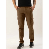 IVOC Slim Flat Mens Chinos - Brown ( Pack of 1 ) - None