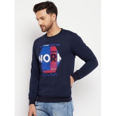 Lycos - Navy Fleece Regular Fit Men's Sweatshirt ( Pack of 1 ) - None