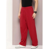 Dillinger Red Fleece Mens Trackpants ( Pack of 1 ) - None