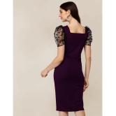 Sheetal associates - Purple Polyester Blend Women's Bodycon Dress ( Pack of 1 ) - None