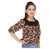 Smart Casual Floral Printed Half Sleeves Top - None