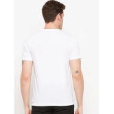 Lycos Cotton Blend Regular Fit Printed Half Sleeves Mens T-Shirt - White ( Pack of 1 ) - None