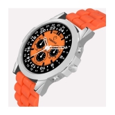 Versatile - Orange Silicon Analog Men's Watch