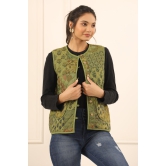 Printed women quilted  jacket-3XL