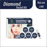 Soundarya Herbs Diamond Skin Brightening Facial Kit for All Skin Type for Men & Women-140g