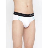 La Intimo White Cotton Mens Briefs ( Pack of 1 ) - None