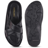 Liberty Black Mens Leather Slipper - None