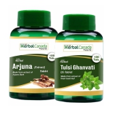 Herbal Canada Arjuna(100Tab) + Giloy(100Tab) Tablet 200 no.s Pack Of 2