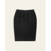 Addyvero - Black Cotton Blend Girls A-Line Skirt ( Pack of 1 ) - None