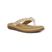 Bata Comfit Beige Flip-Flop For Women BEIGE size 5