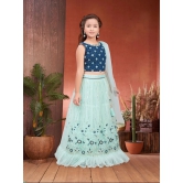 Aarika Navy Blue Georgette Girls Lehenga Choli Set ( Pack of 1 ) - None