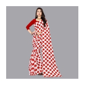 Anand Sarees - Red Georgette Saree With Blouse Piece ( Pack of 1 ) - Red