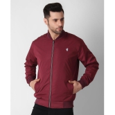 4B Nylon Mens Windcheater Jacket - Maroon ( Pack of 1 ) - None