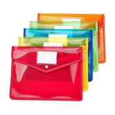 G P SALES - Multicolor Button Folder ( Pack of 5 )