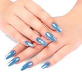 Street Style Long Wear, Quick Drying, Glossy Finish, 7-Free Formula, Nail Enamel, 100% Vegan & Cruelty Free, Shade SS 134, Lite Blue,12 ML