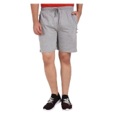 Neo Garments Grey Shorts SINGLE SHORTS GREY (PLUS SIZES FROM : M TO 7XL). - None