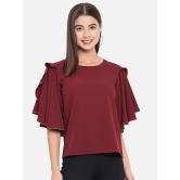 ALL WAYS YOU Women Top Crepe fabric  Red XS