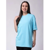 AKTIF Blue Cotton Blend Womens T-Shirt ( Pack of 1 ) - None