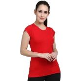 Diaz Cotton Red T-Shirts - Single - None