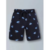 PLUM TREE - Navy Cotton Boys Shorts ( Pack of 2 ) - None