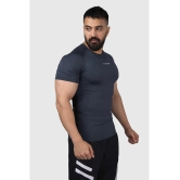 Fuaark Grey Polyester Slim Fit Mens Sports T-Shirt ( Pack of 1 ) - None