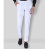 SREY - White Cotton Blend Slim Fit Men's Chinos (Pack of 2) - None