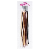 FOK Set Of 12 Black Hair Pins Clip In Hair Extension Multi Colour