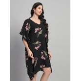 Curvydrobe Crepe Black Beach Dresses - Single - None