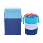 HOMETALES Blue Laundry Bag