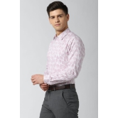 Men Pink Regular Fit Formal Full Sleeves Formal Shirt