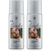 Riya Grey Bindas Gen Z Deodorant Spray for Men 300 ml ( Pack of 2 )