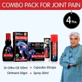 Dr Ortho Combo Pack (1 Oil, 1 Capsule, 1 Spray & 1 Ointment)